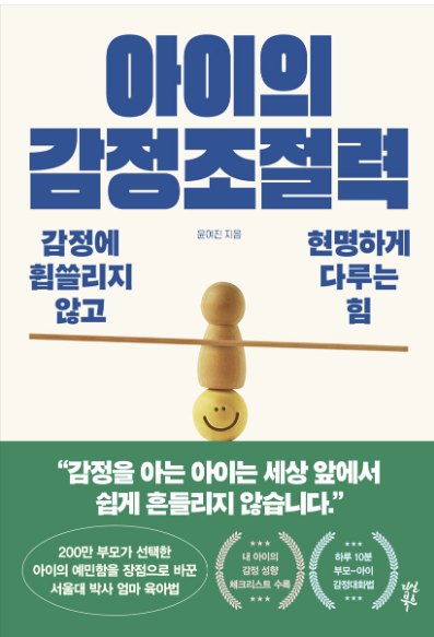 아이의 감정조절력 표지